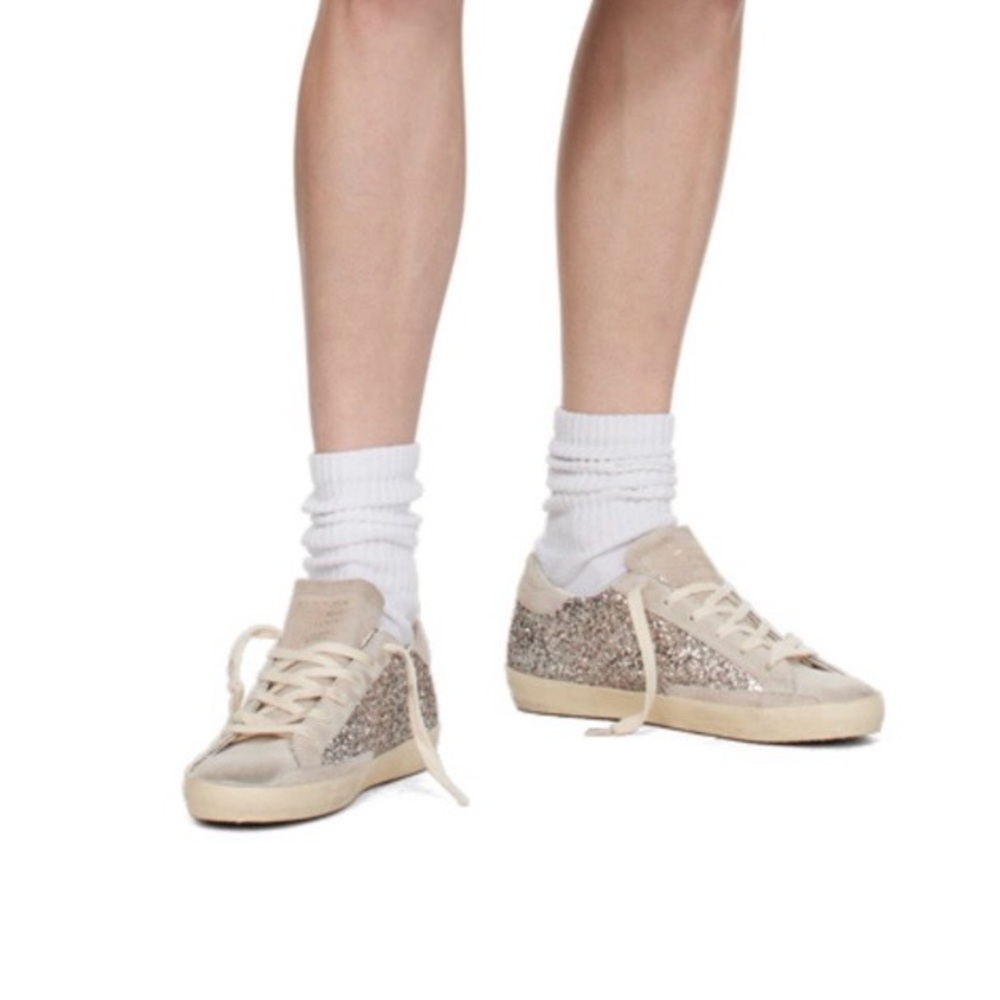 Women's Golden goose glitter sneakers